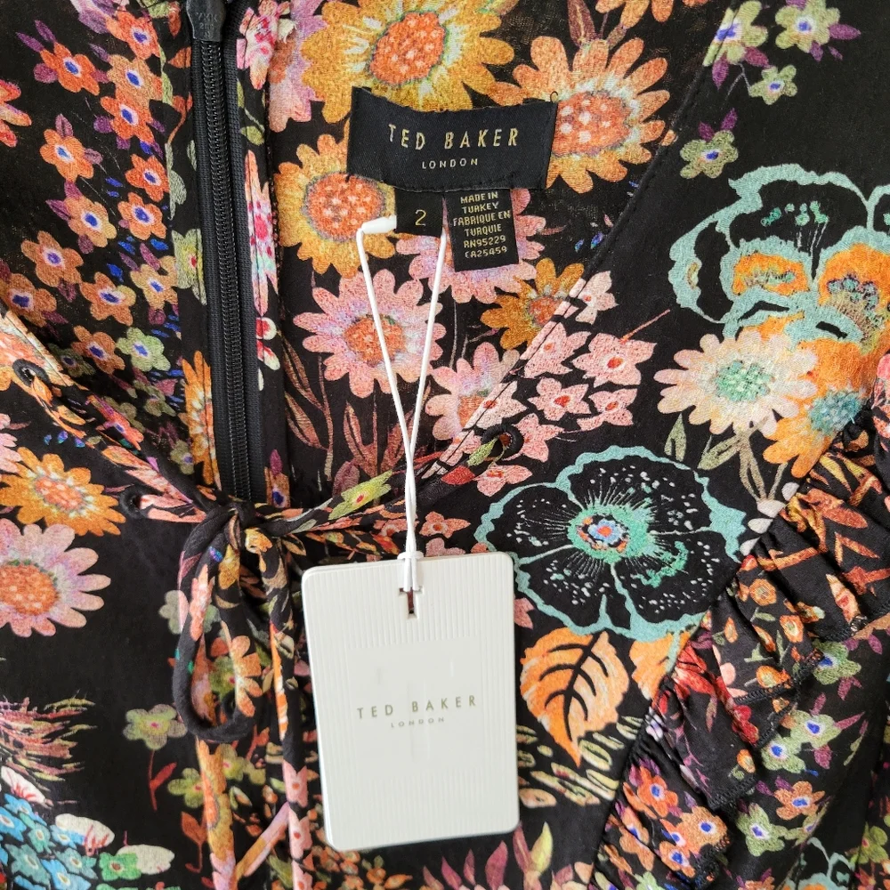 New with tags! Ted Baker London Hendria Mini Dress - Picture 3 of 9